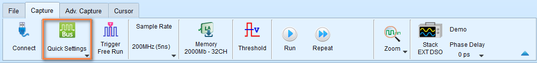 Quick Settings Button