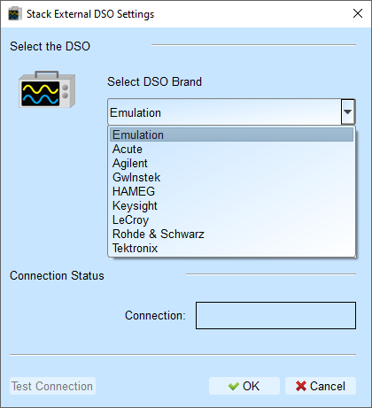 Select The Oscilloscope