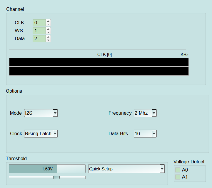 I2S Settings