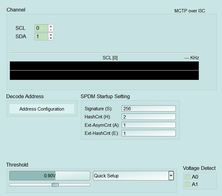 MCTP over I3C Settings