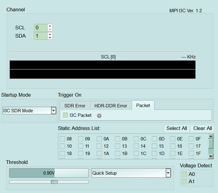 MIPI I3C Settings