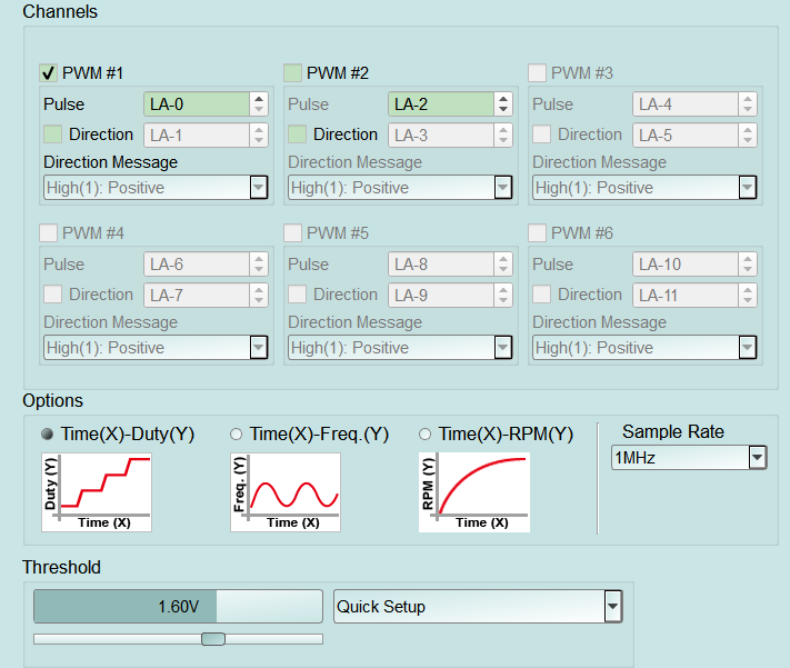 PWM Settings