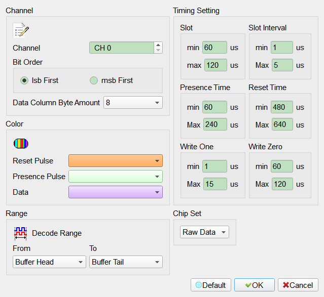 1-Wire Result