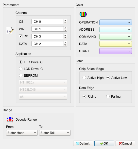 Decode Settings