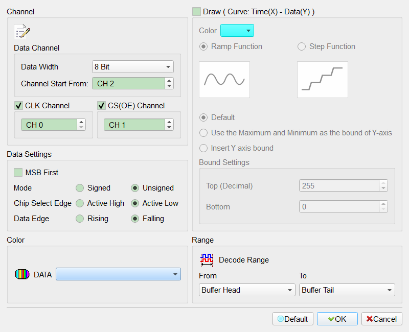 Decode Settings