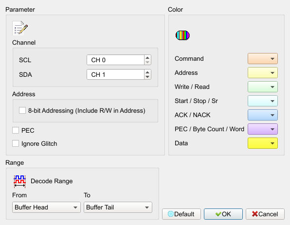 Decode Settings