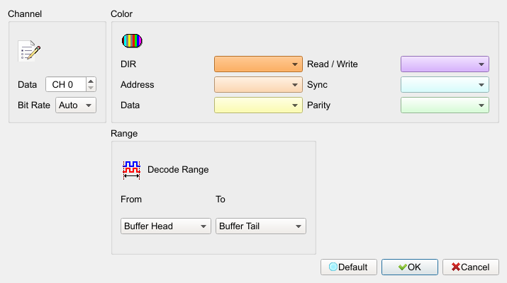 Decode Settings