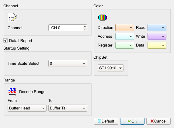 Decode Settings