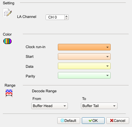 Decode Settings