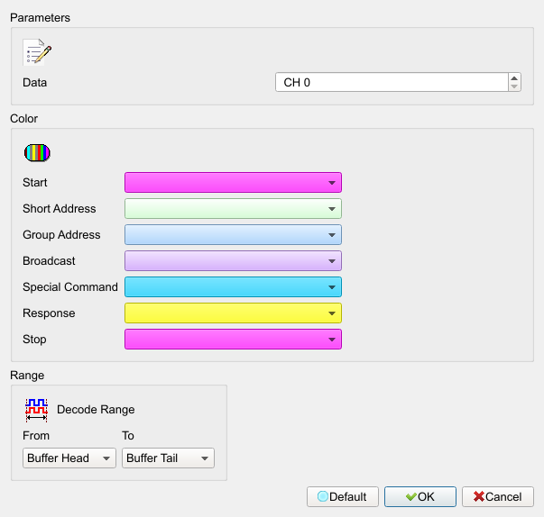 Decode Settings