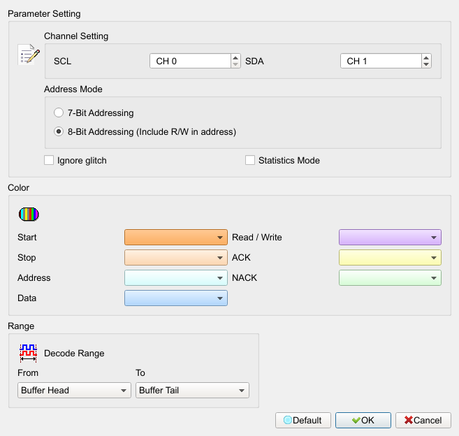 Decode Settings