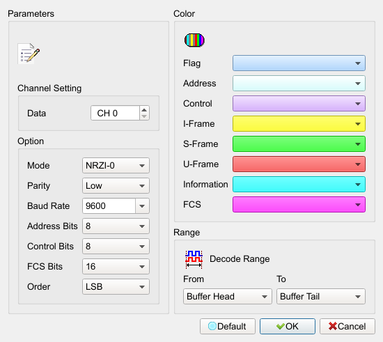 Decode Settings