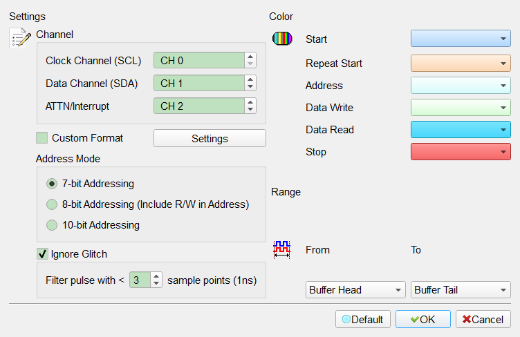 Decode Settings