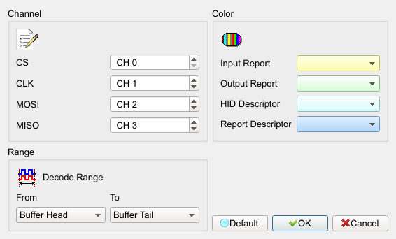 Decode Settings
