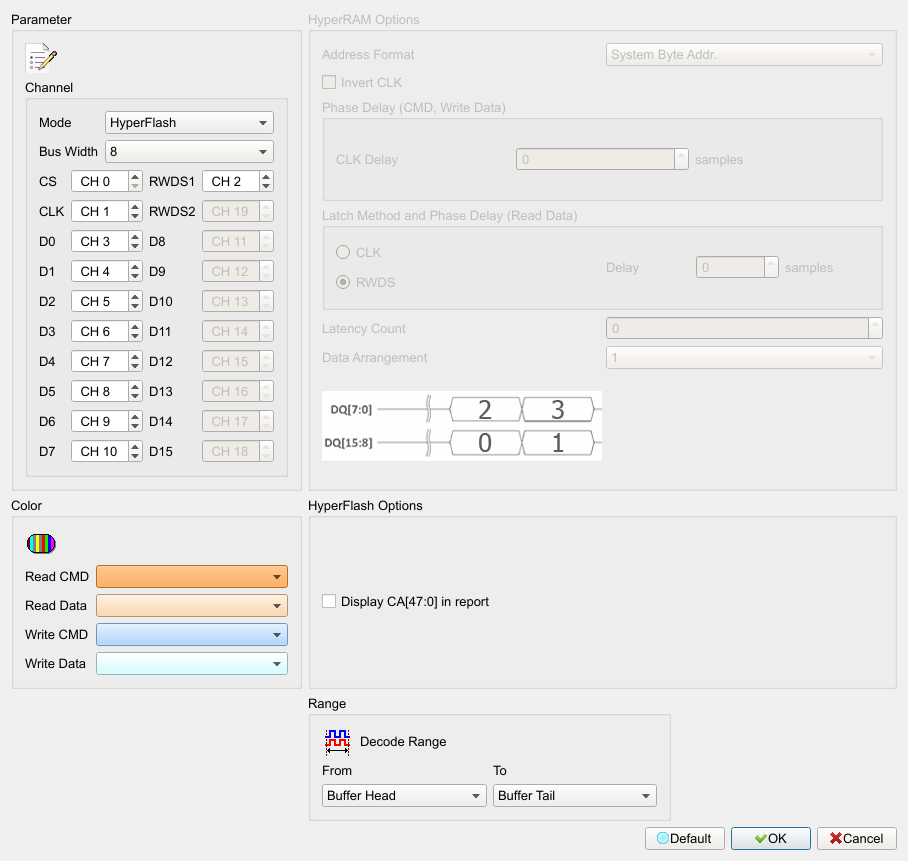 Decode Settings