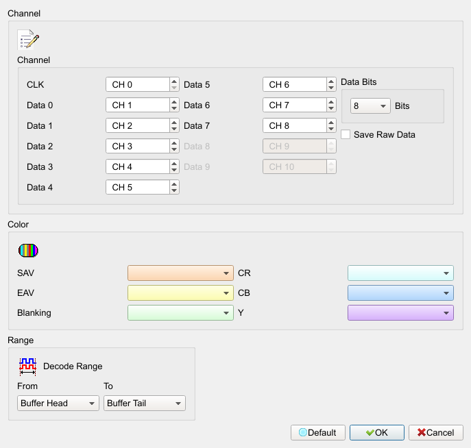 Decode Settings