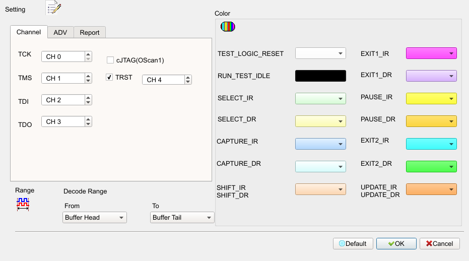 Decode Settings