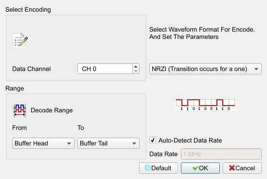 Decode Settings