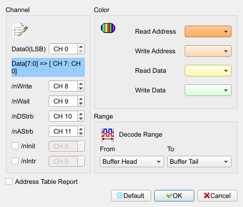 Decode Settings