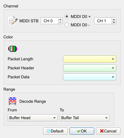 Decode Settings