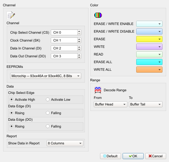 Decode Settings