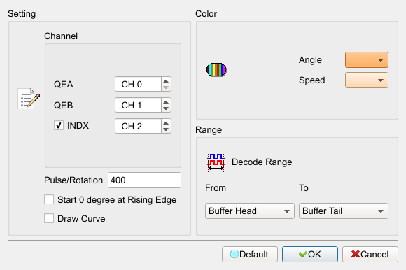 Decode Settings