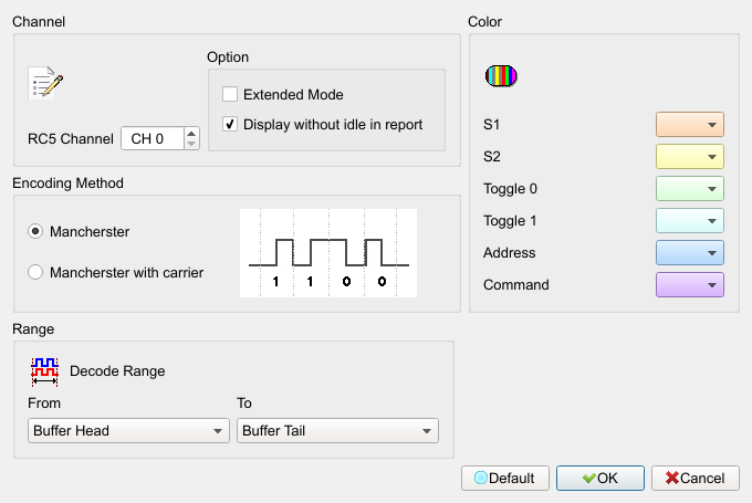 Decode Settings