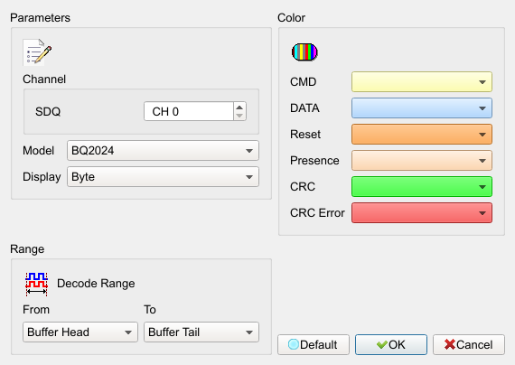 Decode Settings