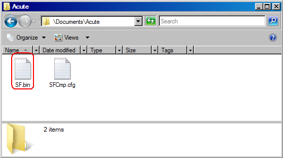 OrgFile placement