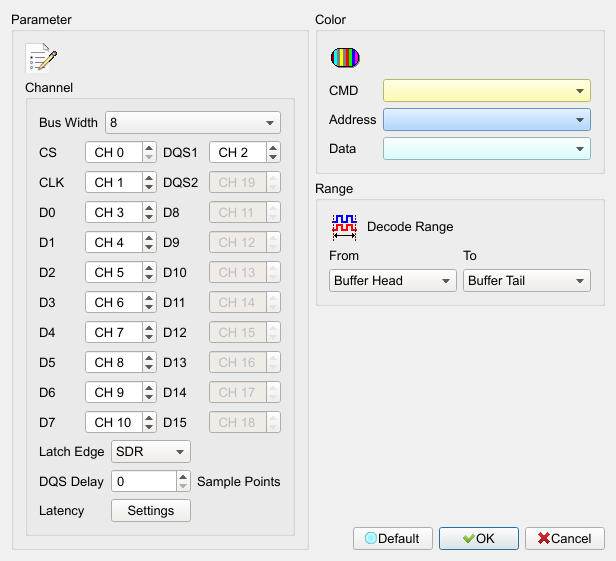 Decode Settings