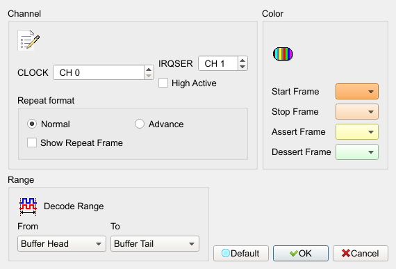 Decode Settings