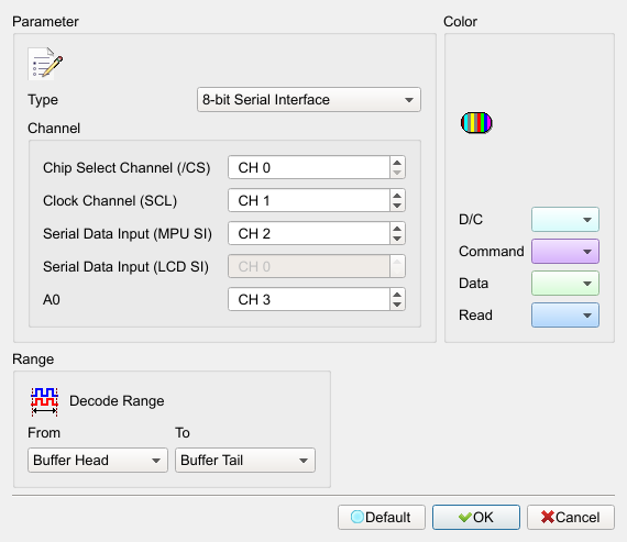 Decode Settings