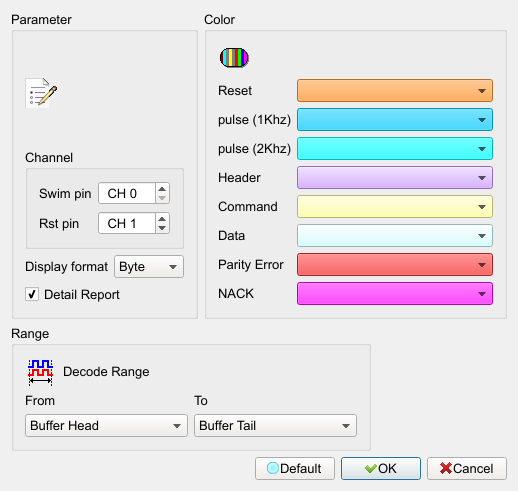 Decode Settings
