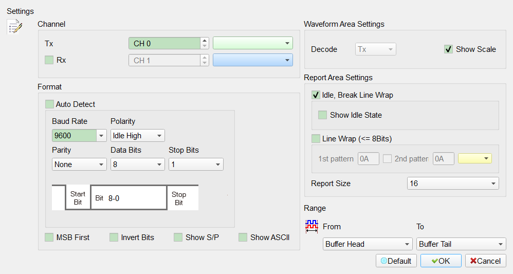 Decode Settings