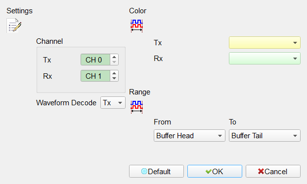 Decode Settings