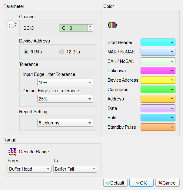 Decode Settings