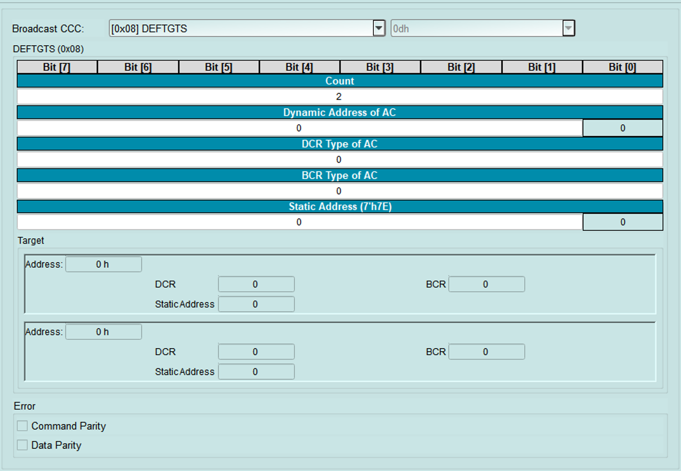 Broadcast CCC - DEFTGTS