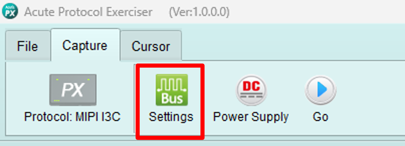 Tool Bar Settings