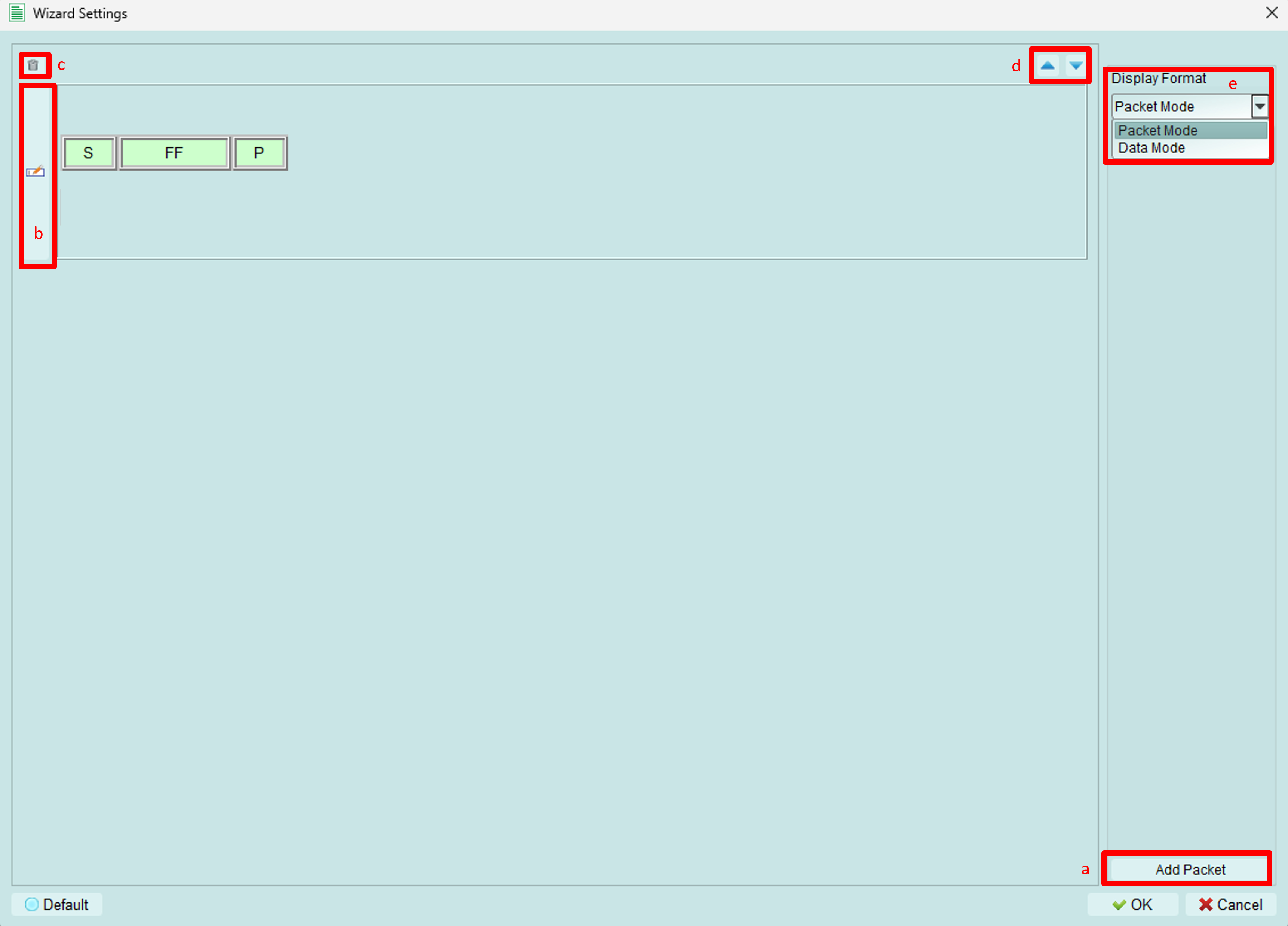 Sequence packet