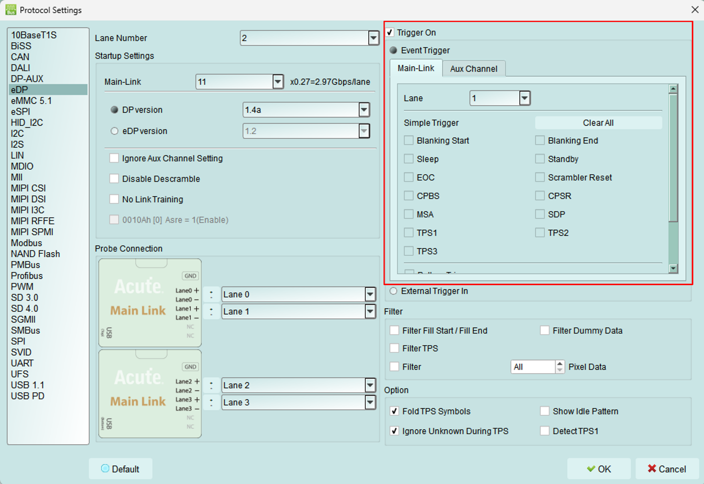 eDP solution — Feature