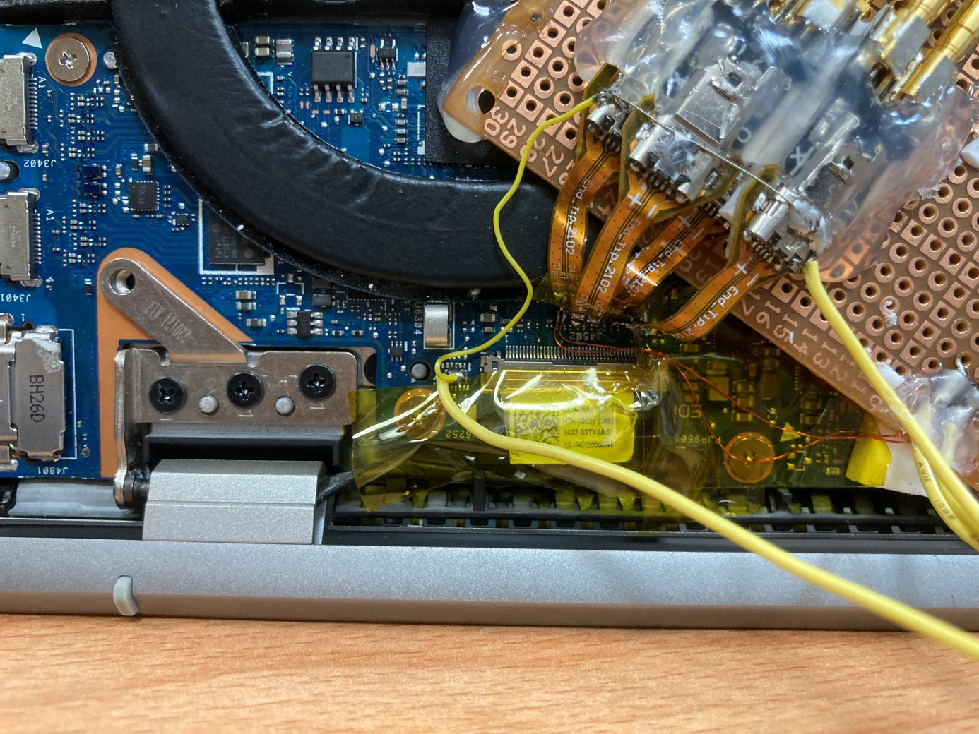 eDP solution — Appendix 2: Wiring example