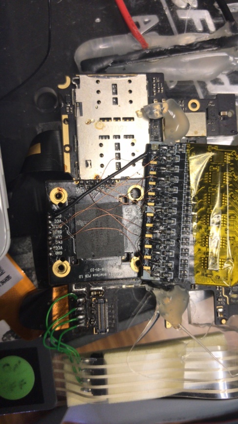 eMMC solution — Probe and test object connection