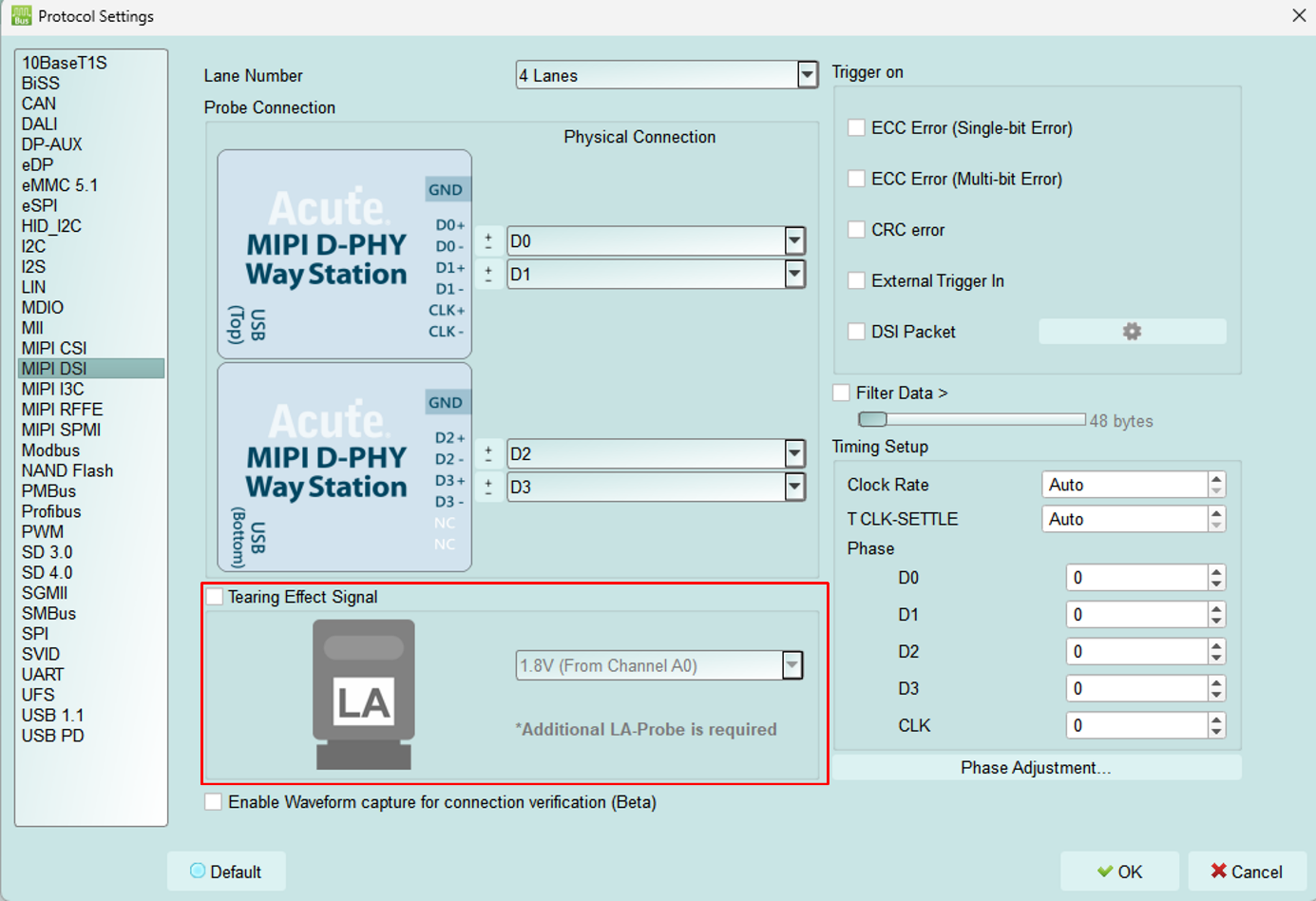 MIPI D-PHY solution — Appendix 1: Tearing Effect Signal