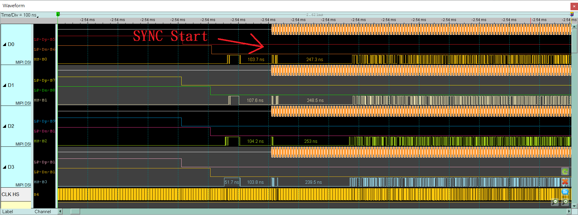MIPI D-PHY solution — Appendix 3: Unable to Measure / Only Measure the LP Mode Signal / Too Many Errors Solution