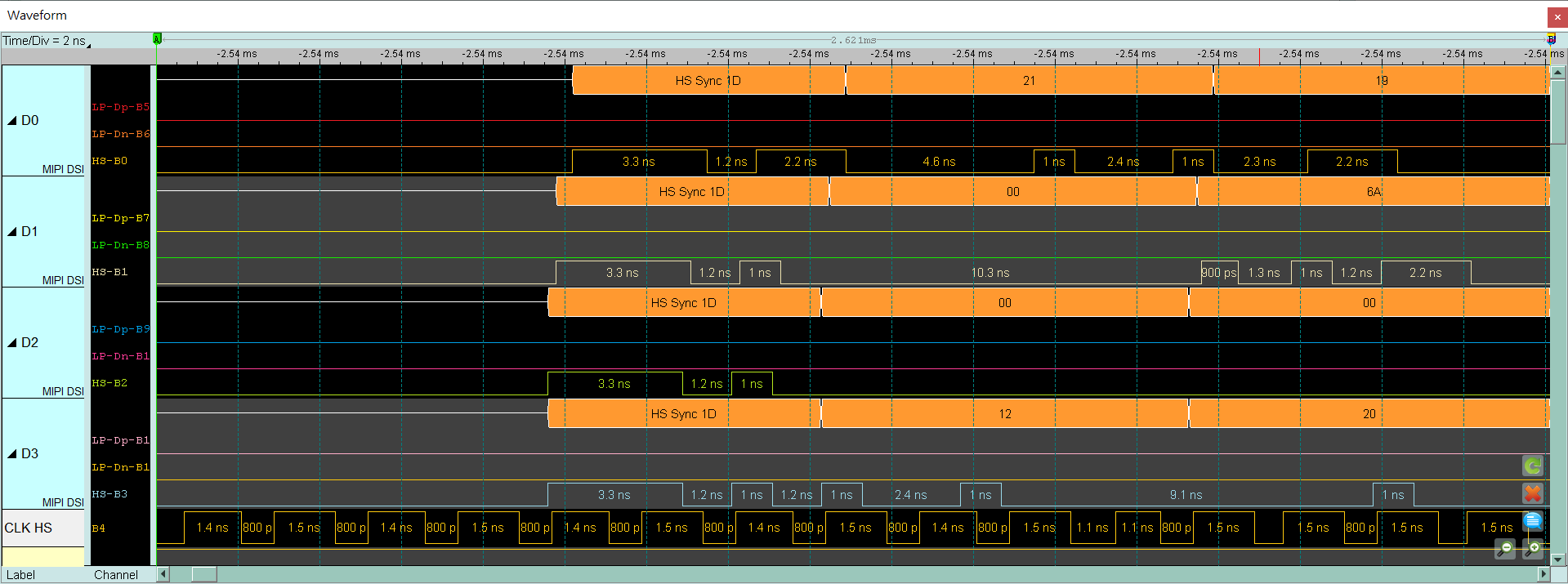 MIPI D-PHY solution — Appendix 3: Unable to Measure / Only Measure the LP Mode Signal / Too Many Errors Solution