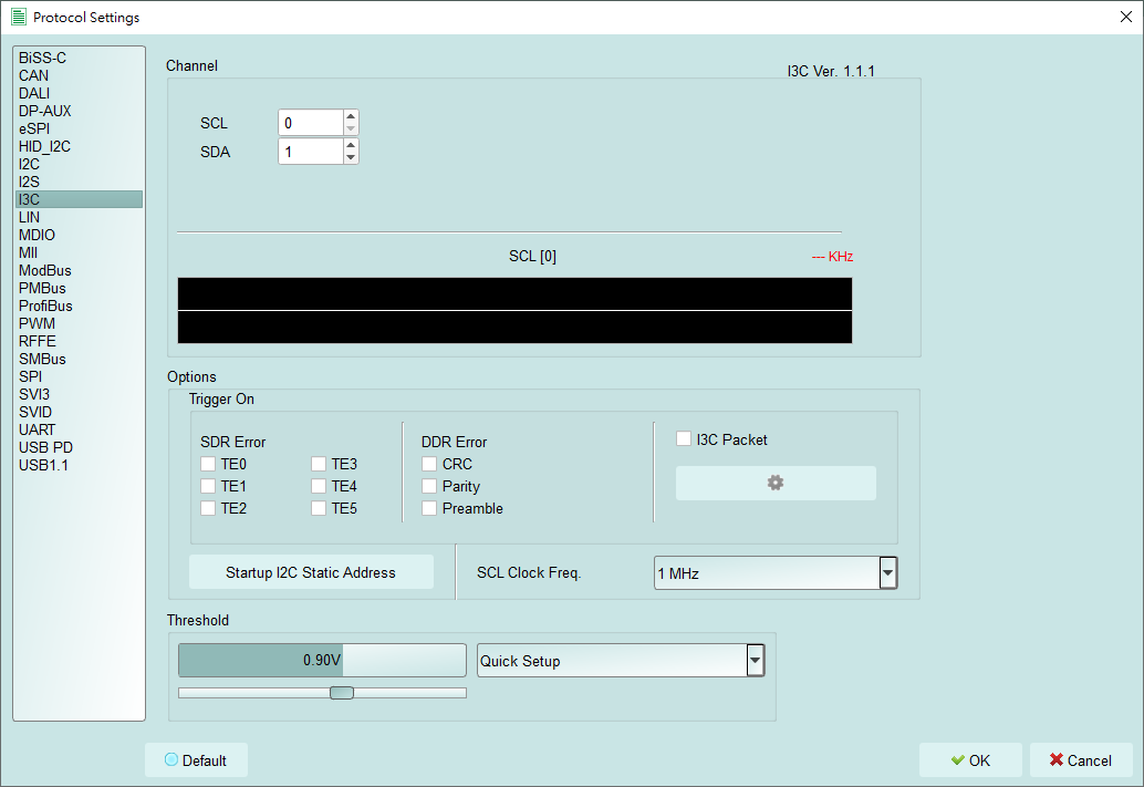 MIPI I3C solution screenshot