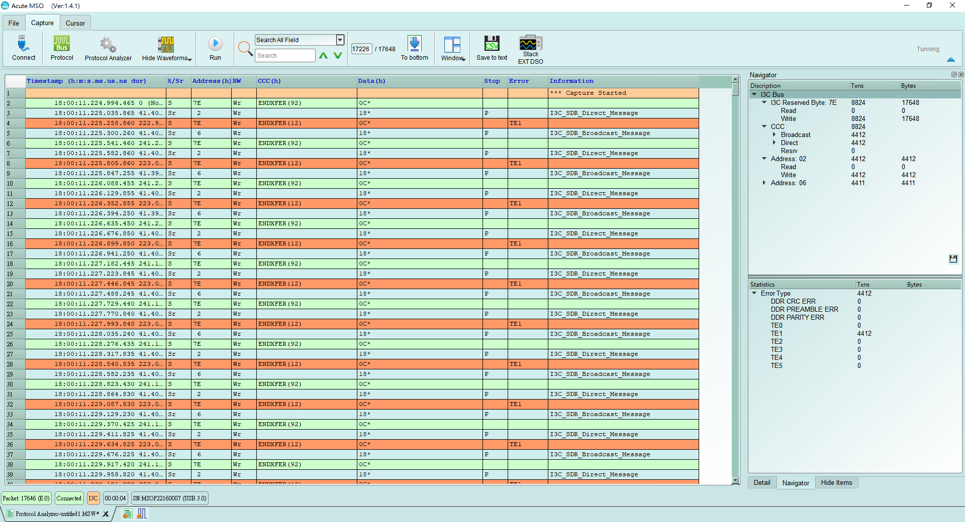 MIPI I3C solution screenshot