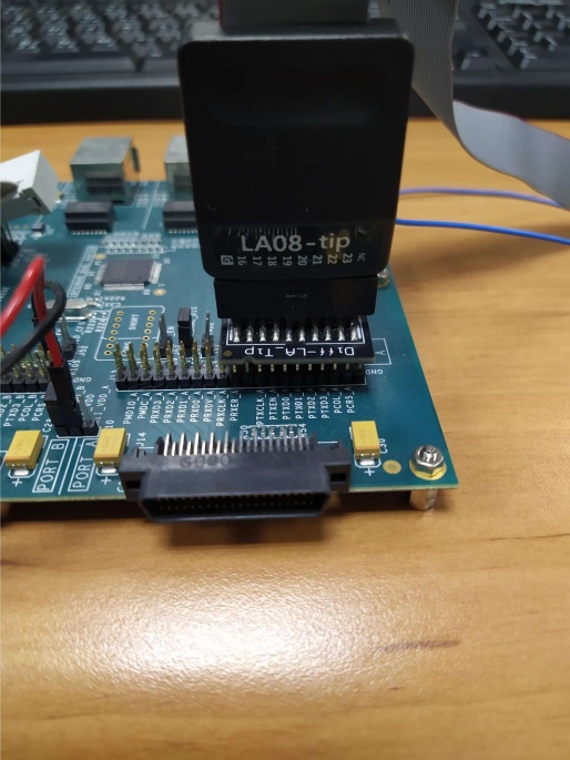 NAND Flash solution — Probe and test object connection