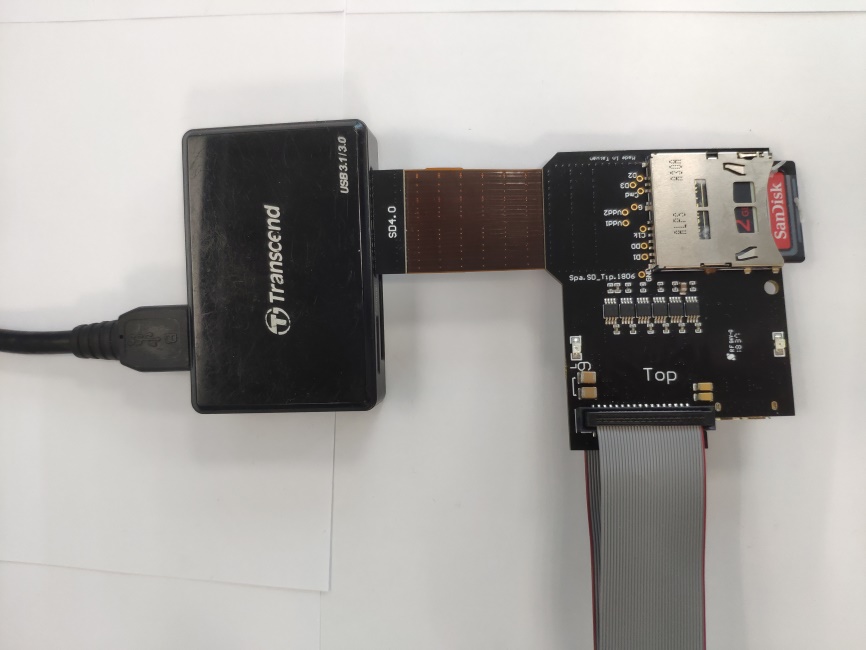 SD 3.0 / 4.0 solution — Probe and test object connection