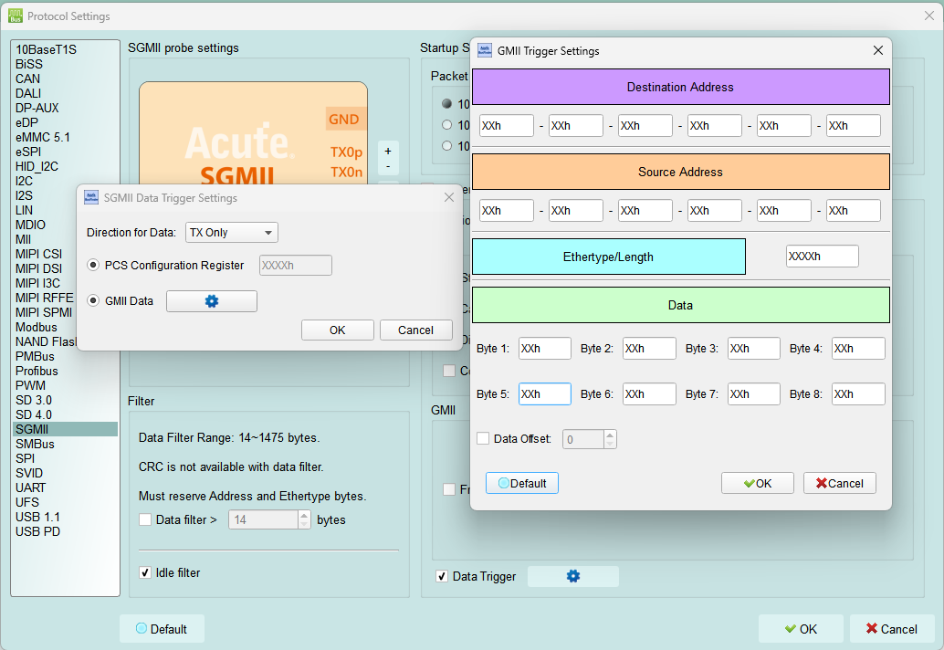 SGMII solution — Feature